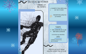 stage vacances février !!